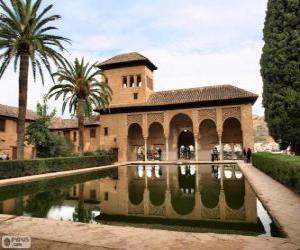 yapboz Alhambra, Granada, İspanya Sarayı
